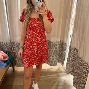 Francesca’s Red Summer Dress